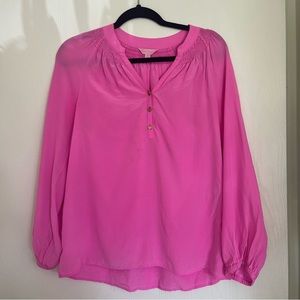Lilly Pulitzer XS Pink Blouse